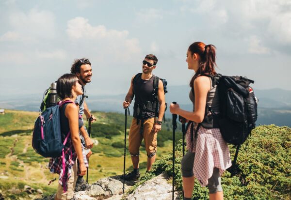 Górskie przywitanie na szlaku